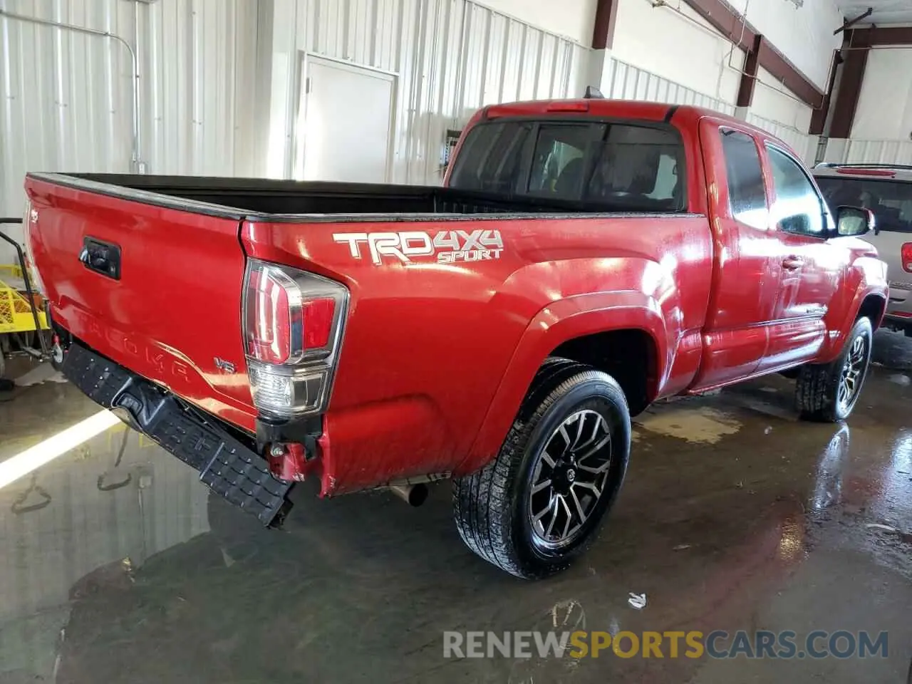 4 fotografías del automóvil dañado 3TYSZ5AN6MT015664 TOYOTA TACOMA 2021