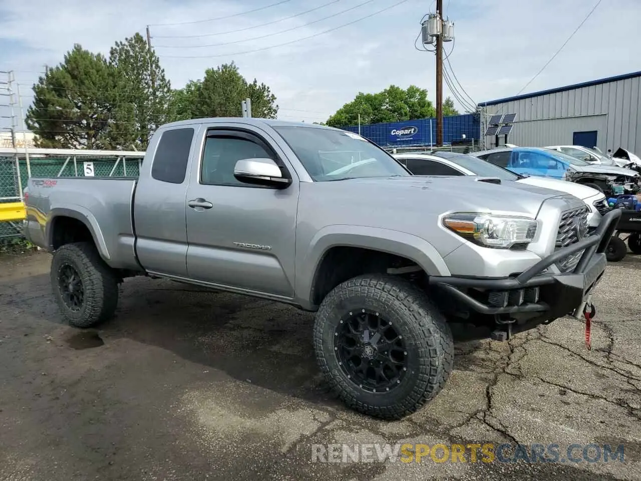 4 fotografías del automóvil dañado 3TYSZ5AN9MT012225 TOYOTA TACOMA 2021