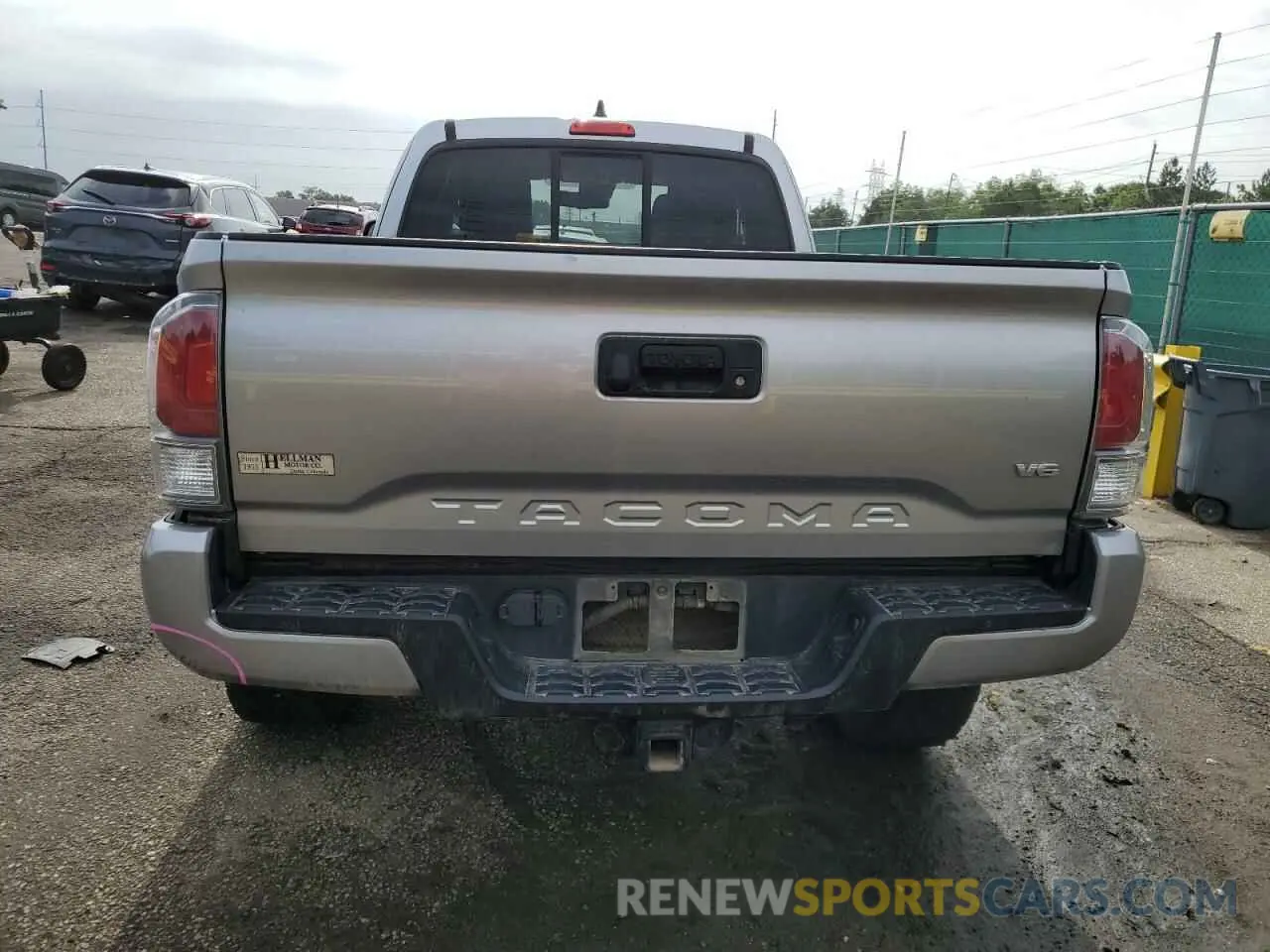 6 fotografías del automóvil dañado 3TYSZ5AN9MT012225 TOYOTA TACOMA 2021