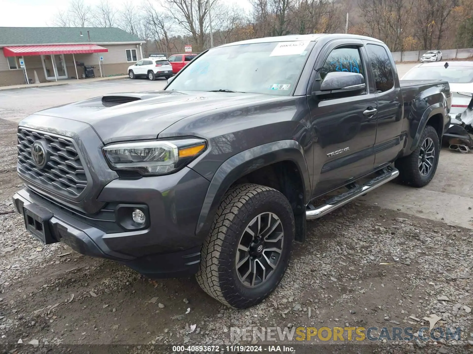 2 fotografías del automóvil dañado 3TYSZ5ANXMT014307 TOYOTA TACOMA 2021