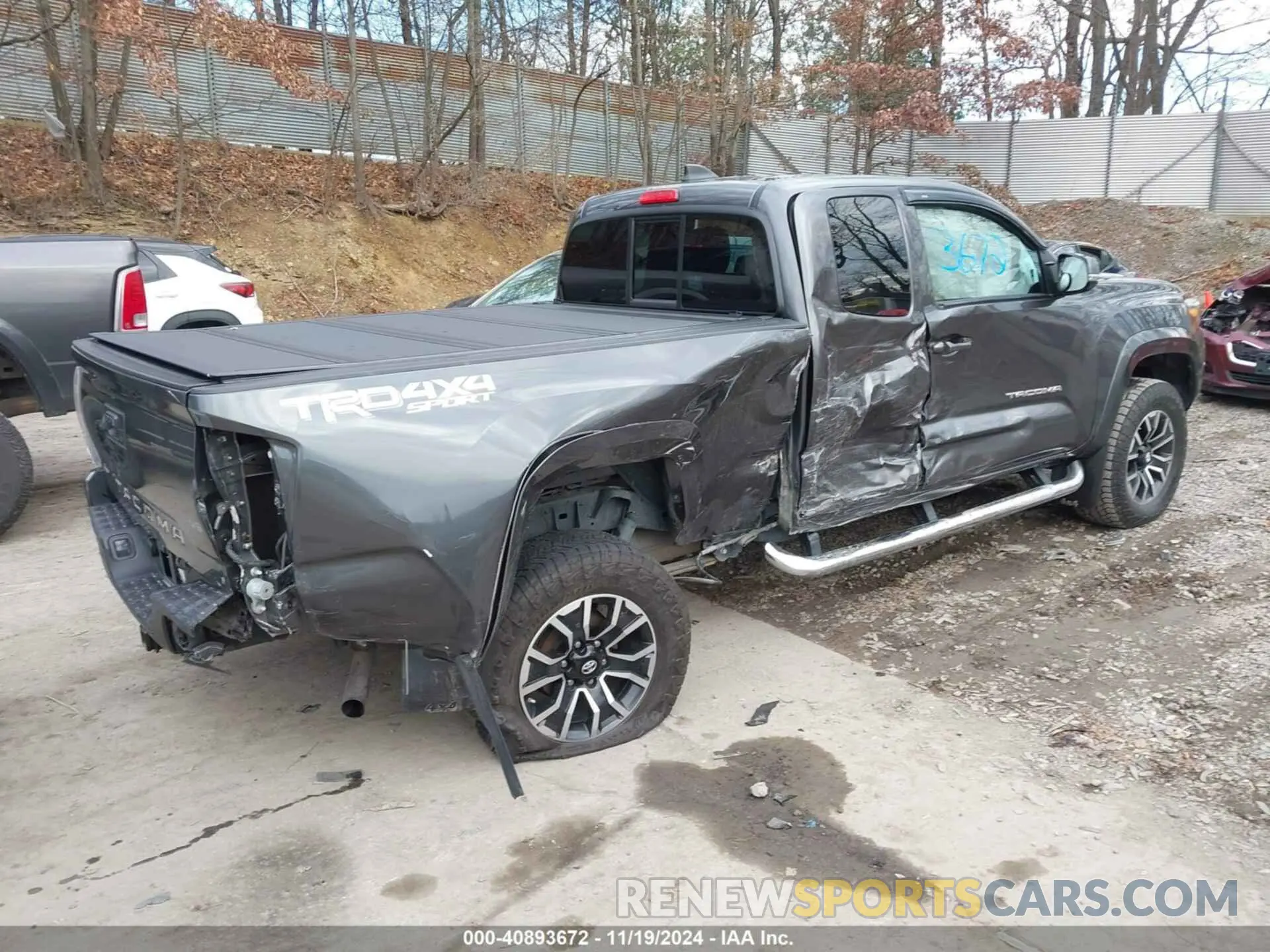 4 fotografías del automóvil dañado 3TYSZ5ANXMT014307 TOYOTA TACOMA 2021