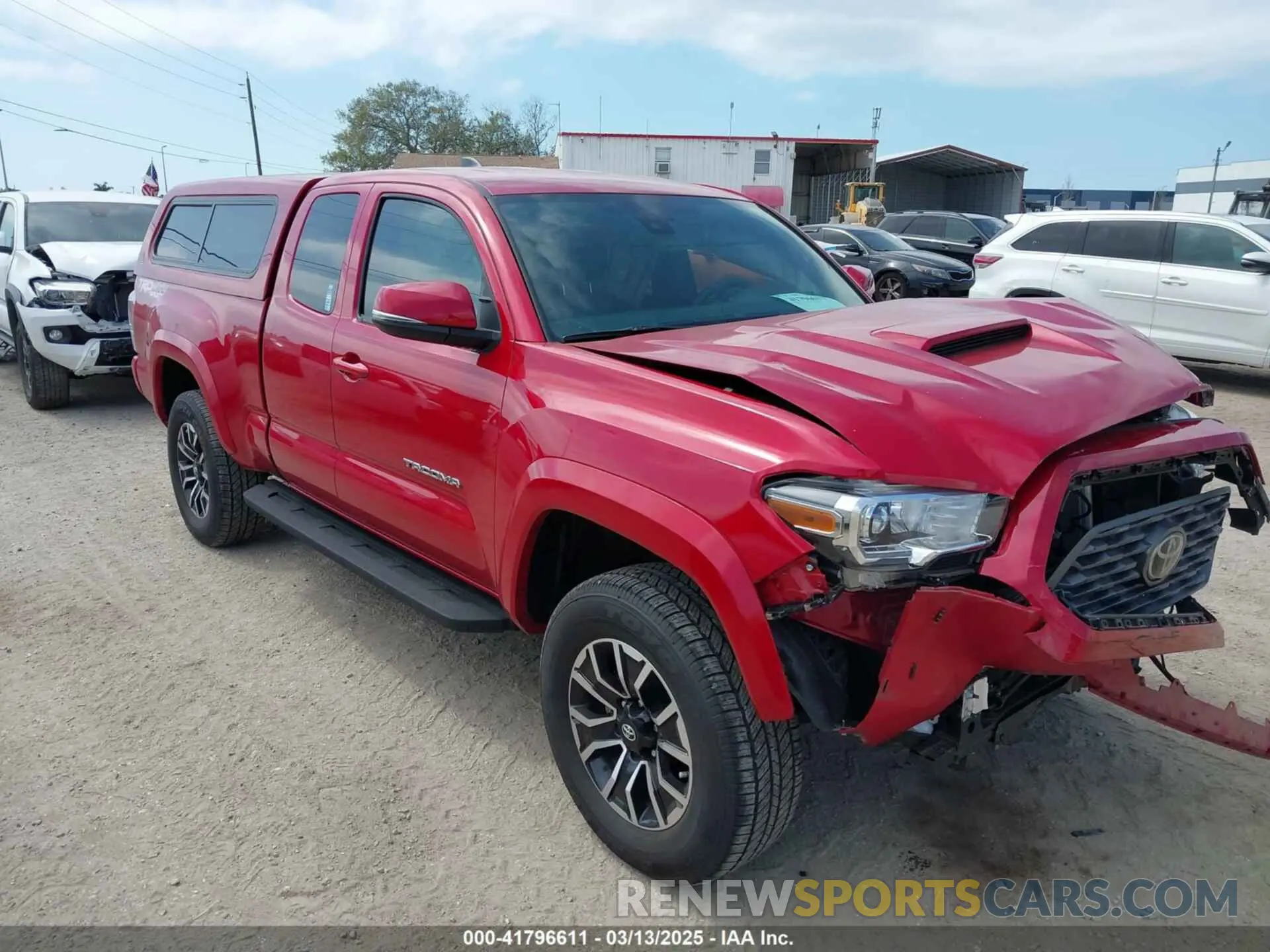 1 fotografías del automóvil dañado 3TYSZ5ANXMT014601 TOYOTA TACOMA 2021