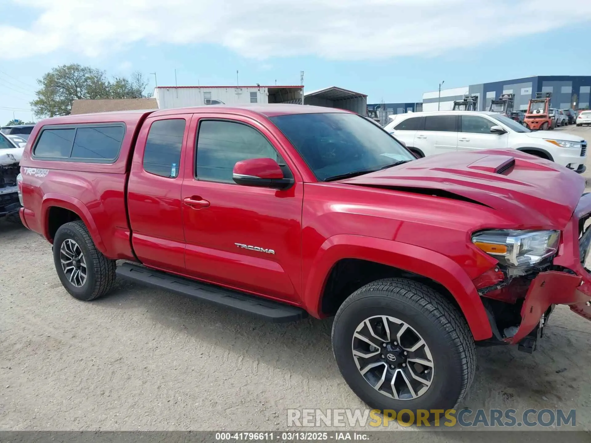 14 fotografías del automóvil dañado 3TYSZ5ANXMT014601 TOYOTA TACOMA 2021