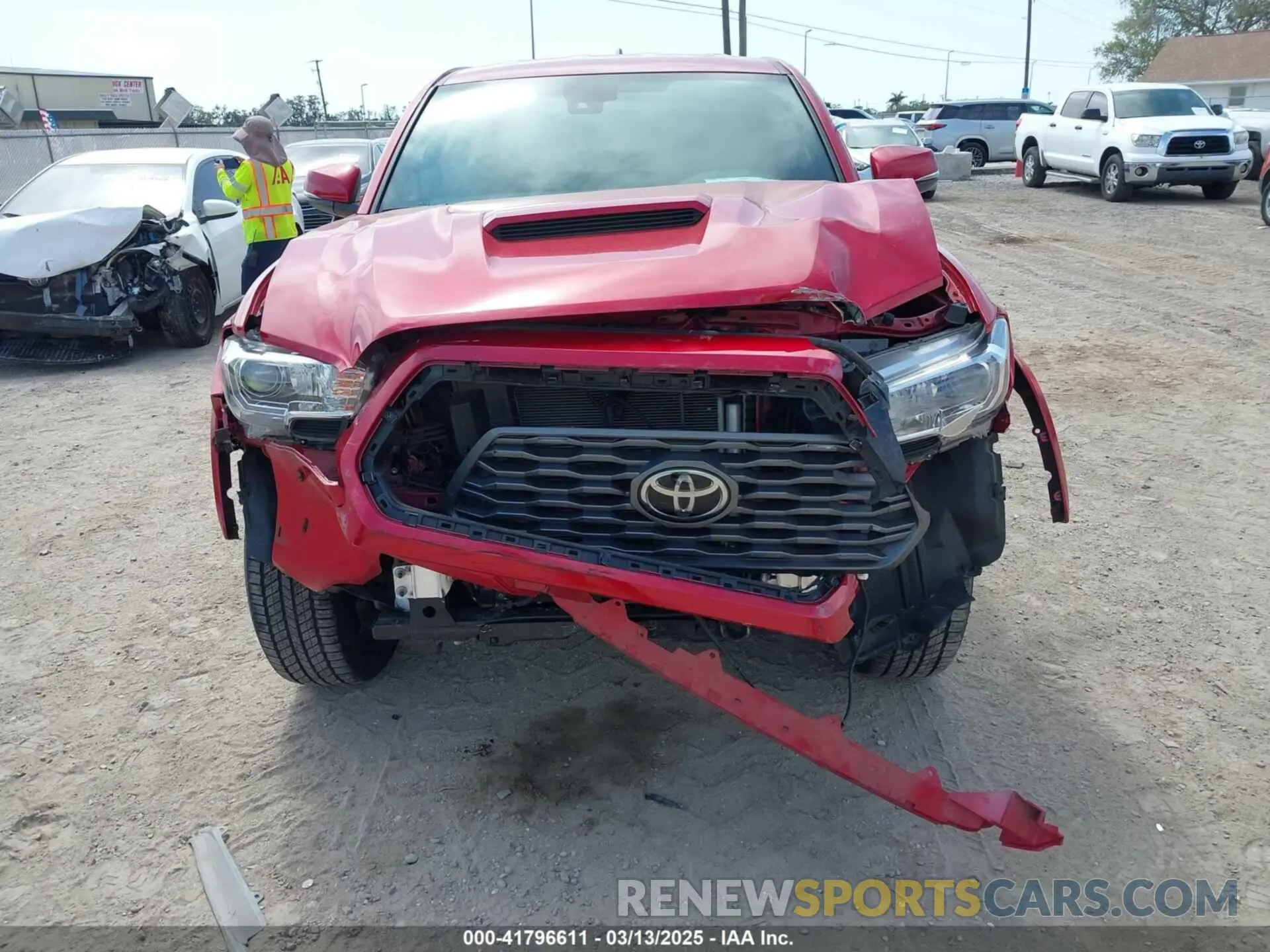 6 fotografías del automóvil dañado 3TYSZ5ANXMT014601 TOYOTA TACOMA 2021