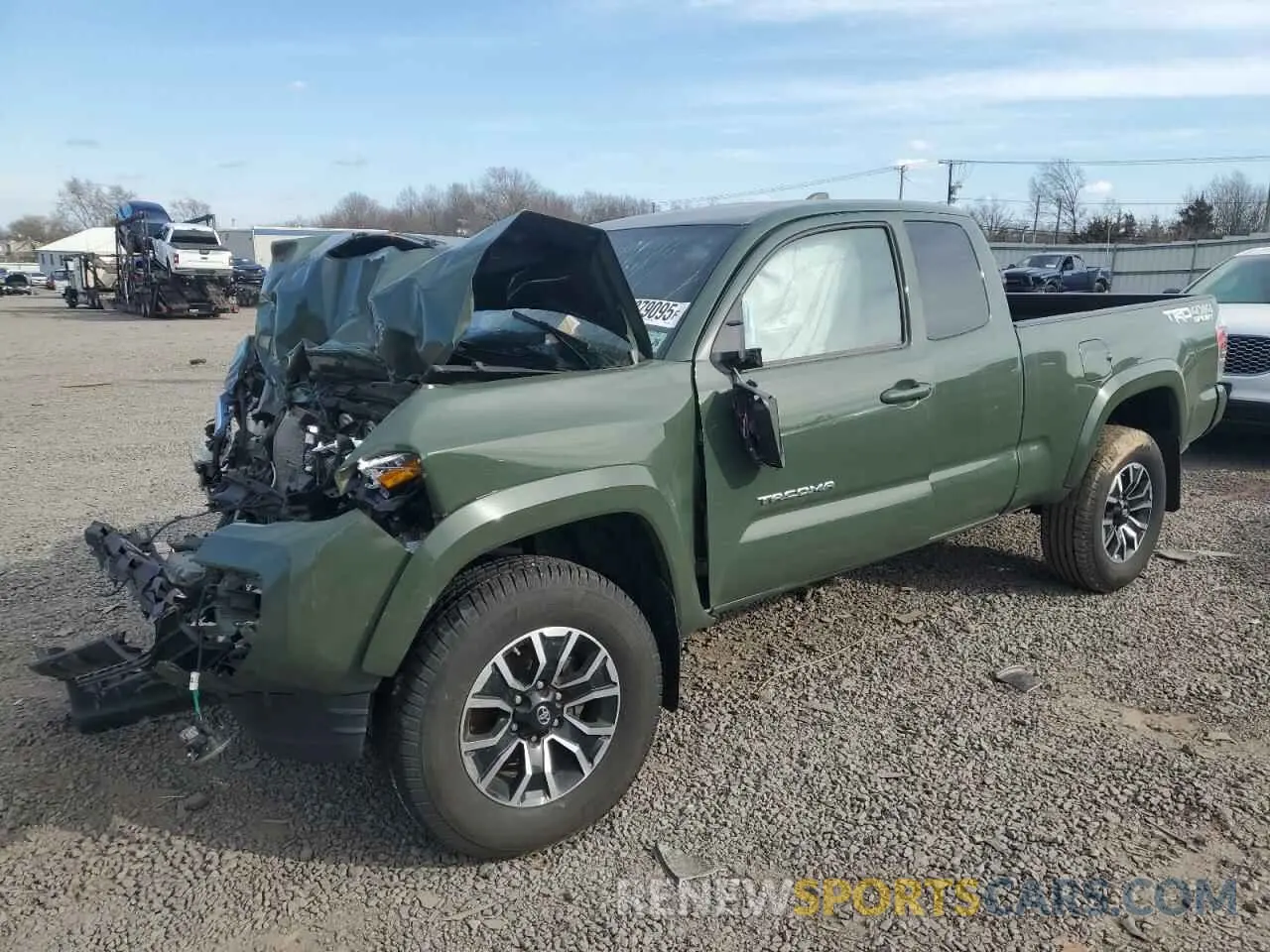 1 fotografías del automóvil dañado 3TYSZ5ANXMT019751 TOYOTA TACOMA 2021