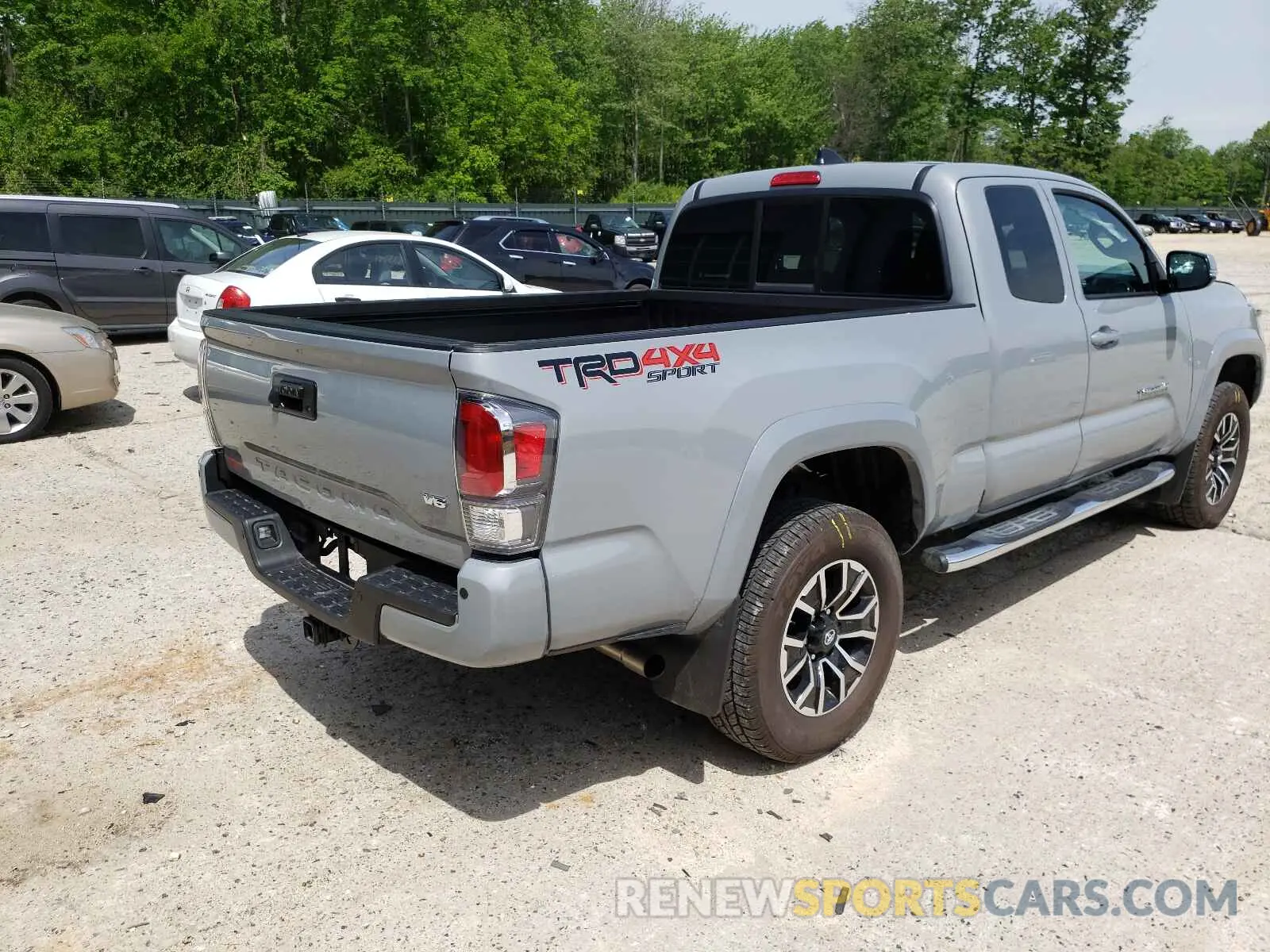 4 fotografías del automóvil dañado 3TYSZ5ANXMT021886 TOYOTA TACOMA 2021