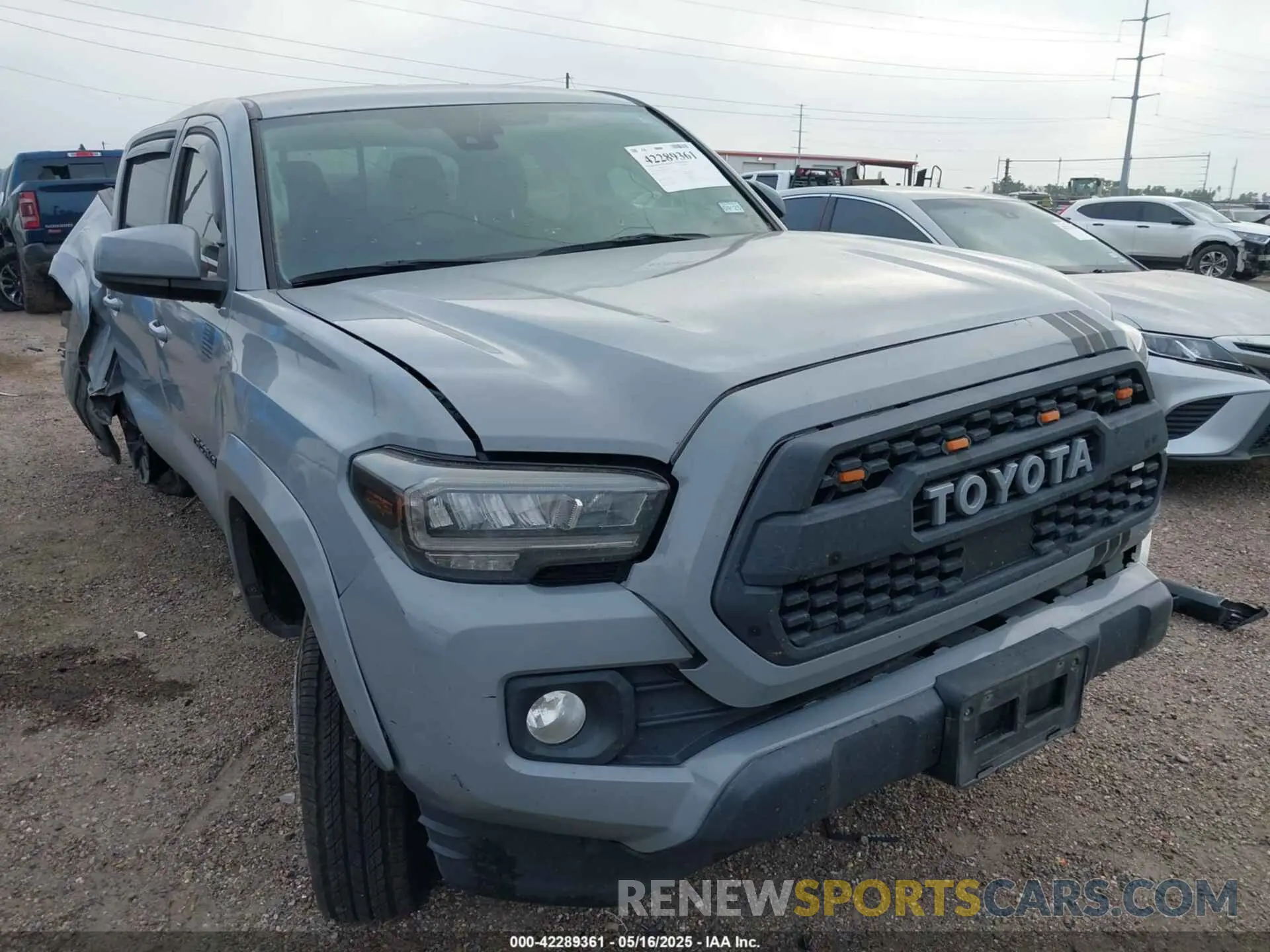 1 fotografías del automóvil dañado 5TFAX5GN3MX193319 TOYOTA TACOMA 2021