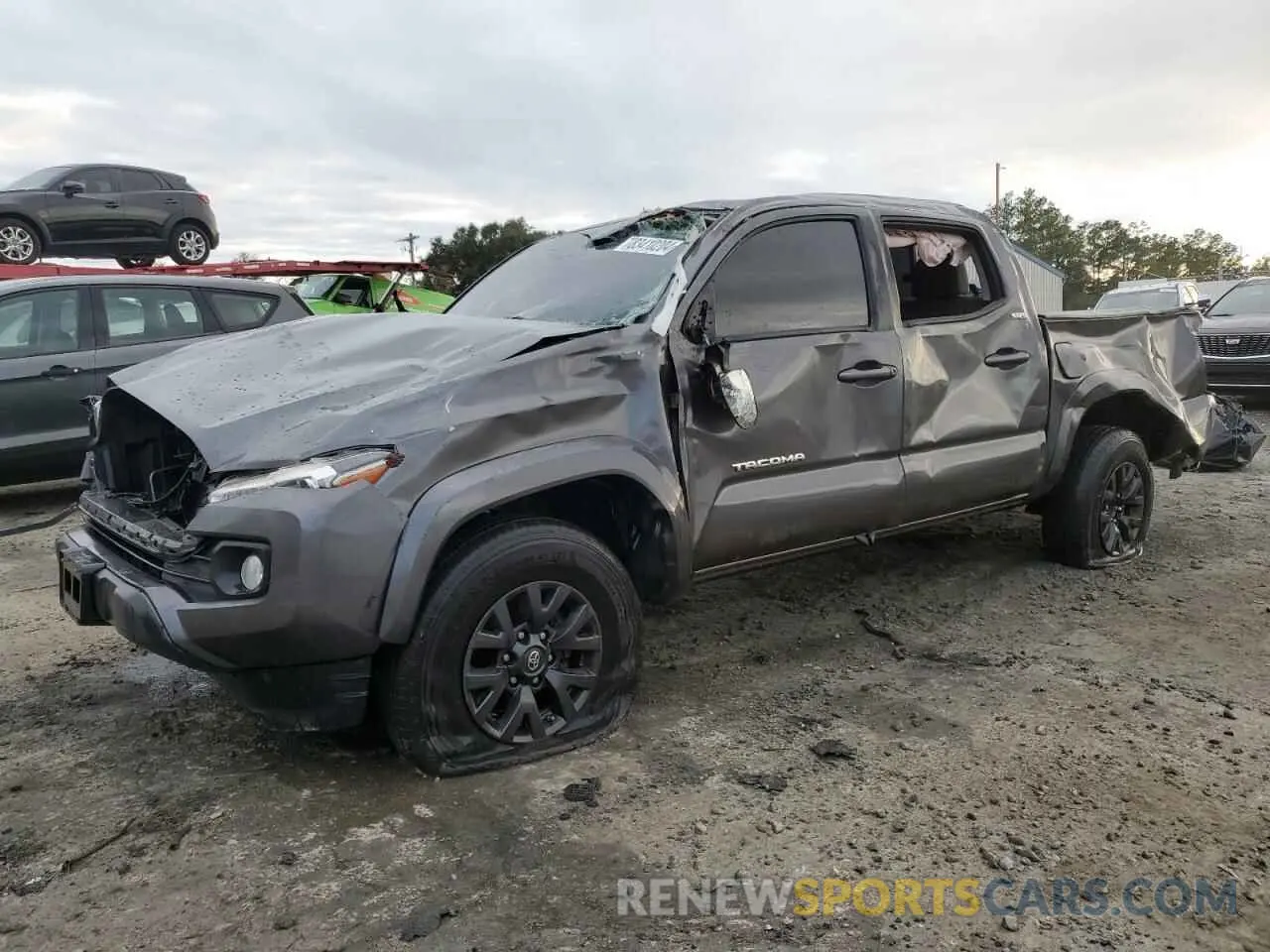 1 fotografías del automóvil dañado 5TFAX5GN3MX194289 TOYOTA TACOMA 2021