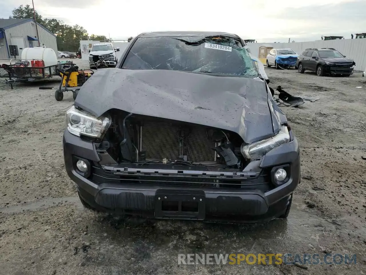 5 fotografías del automóvil dañado 5TFAX5GN3MX194289 TOYOTA TACOMA 2021