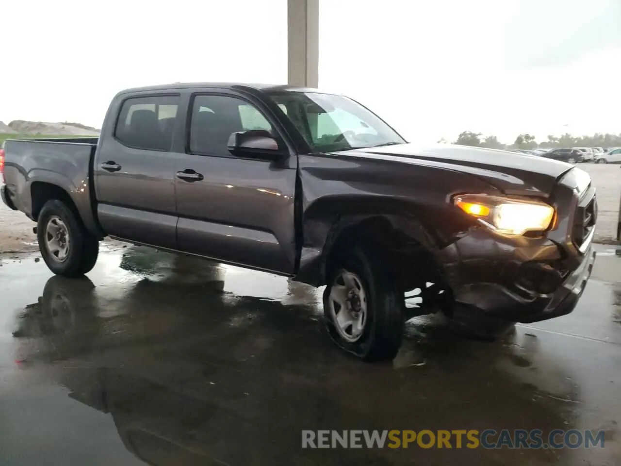 4 fotografías del automóvil dañado 5TFAX5GN3MX194339 TOYOTA TACOMA 2021