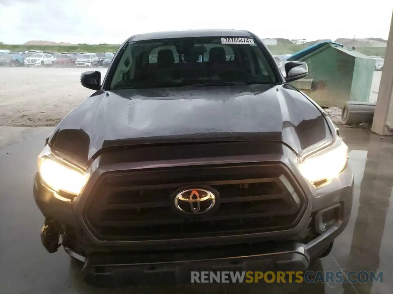 5 fotografías del automóvil dañado 5TFAX5GN3MX194339 TOYOTA TACOMA 2021