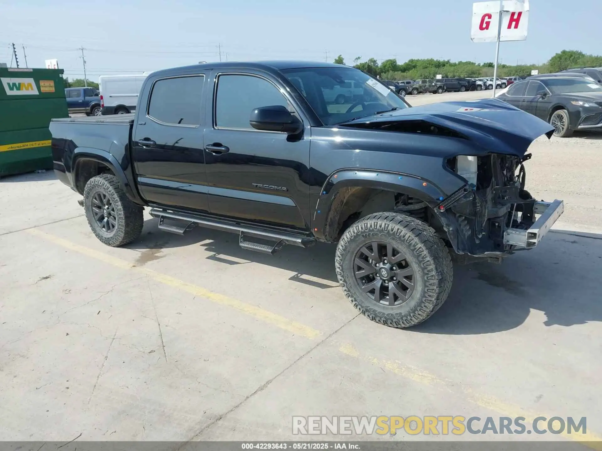 1 fotografías del automóvil dañado 5TFAX5GN4MX189814 TOYOTA TACOMA 2021