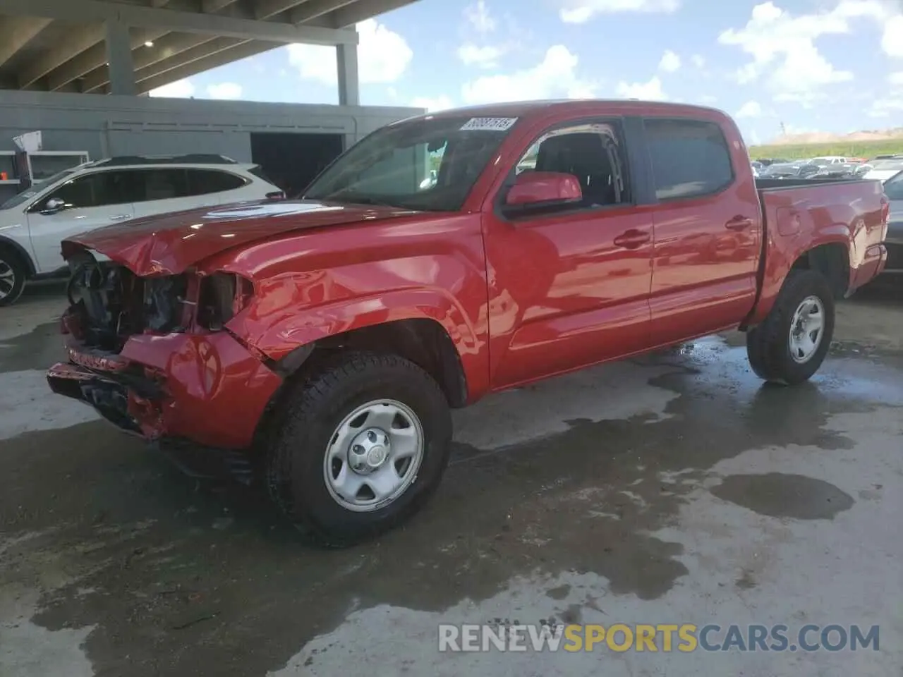 1 fotografías del automóvil dañado 5TFAX5GN5MX192463 TOYOTA TACOMA 2021