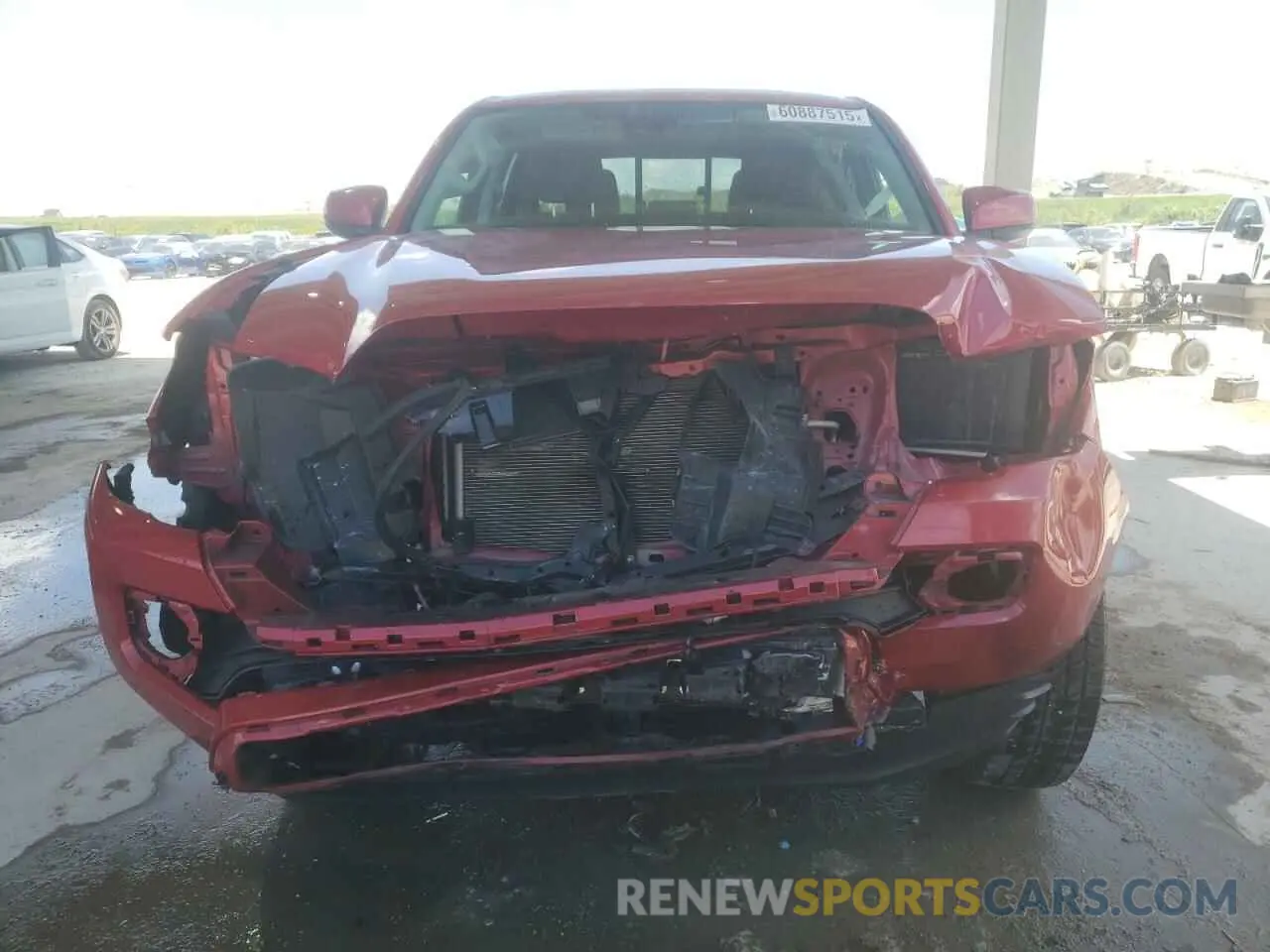 5 fotografías del automóvil dañado 5TFAX5GN5MX192463 TOYOTA TACOMA 2021