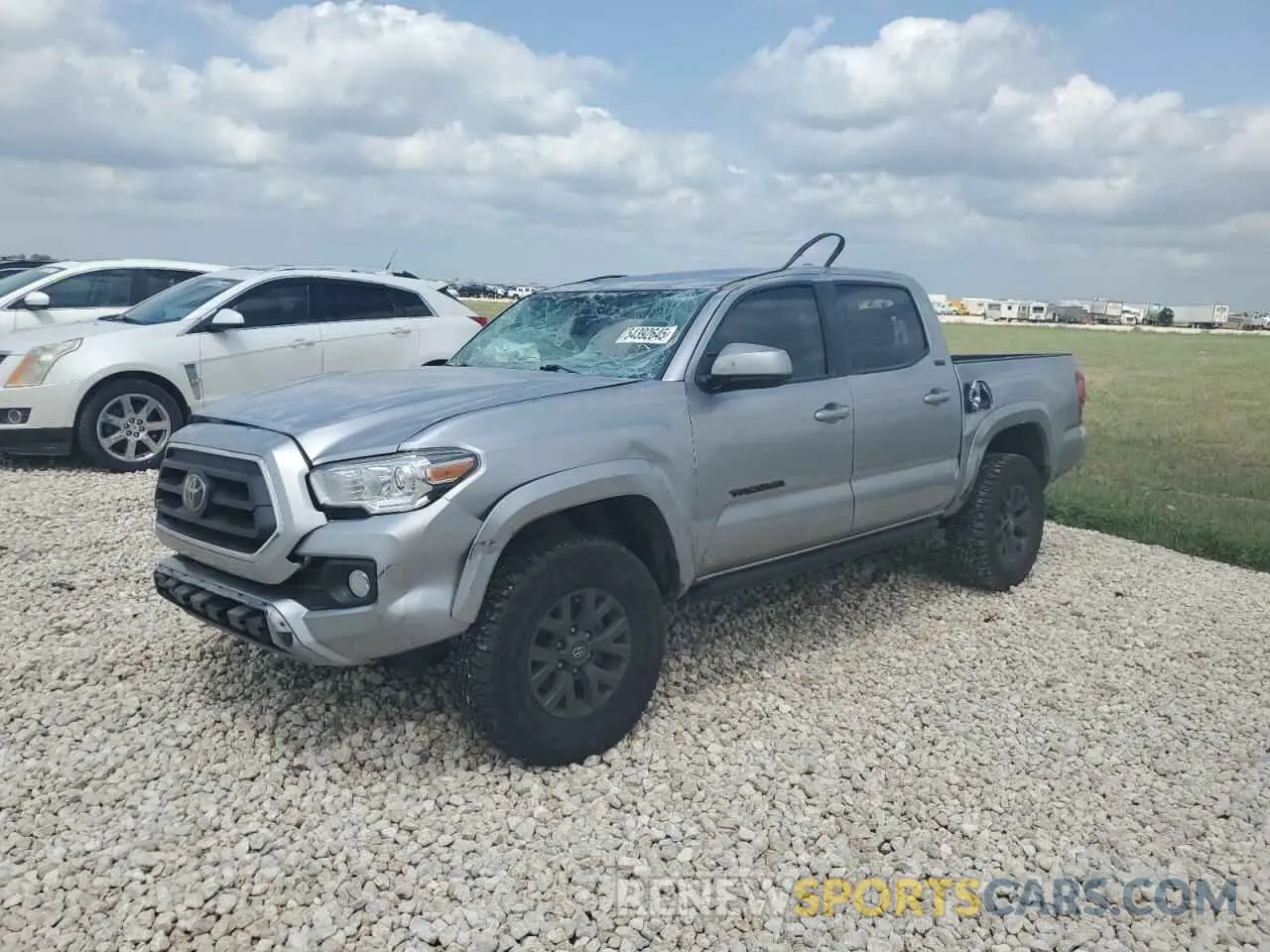 1 fotografías del automóvil dañado 5TFAX5GN5MX192513 TOYOTA TACOMA 2021