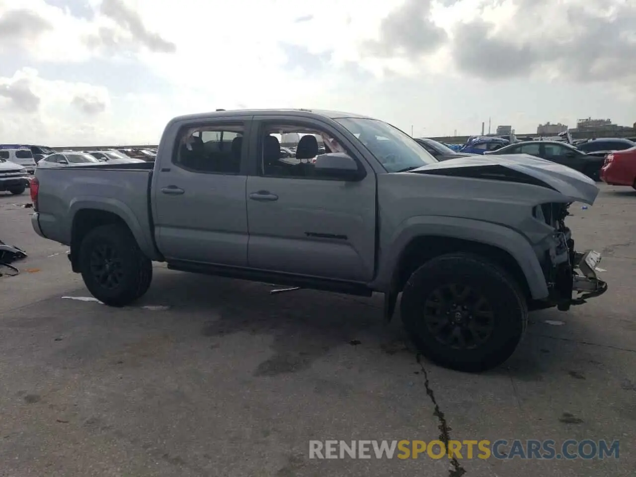 4 fotografías del automóvil dañado 5TFAX5GN7MX192058 TOYOTA TACOMA 2021