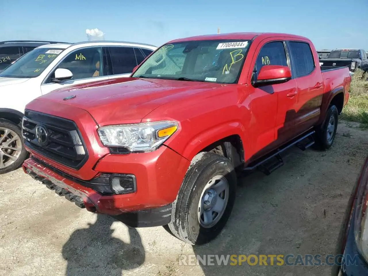 1 fotografías del automóvil dañado 5TFAX5GN8MX193865 TOYOTA TACOMA 2021