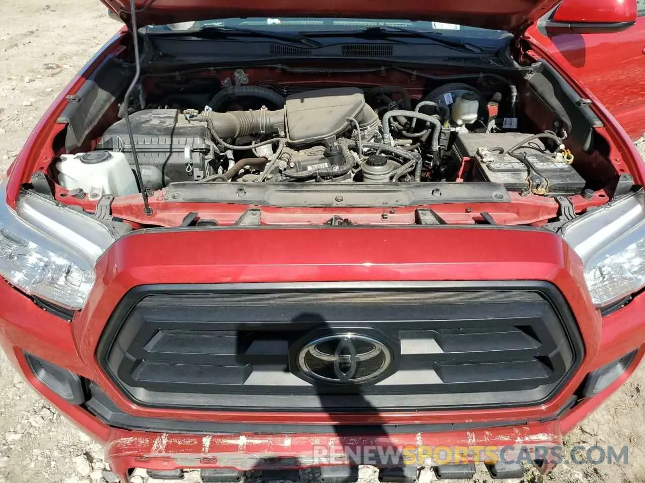 11 fotografías del automóvil dañado 5TFAX5GN8MX193865 TOYOTA TACOMA 2021
