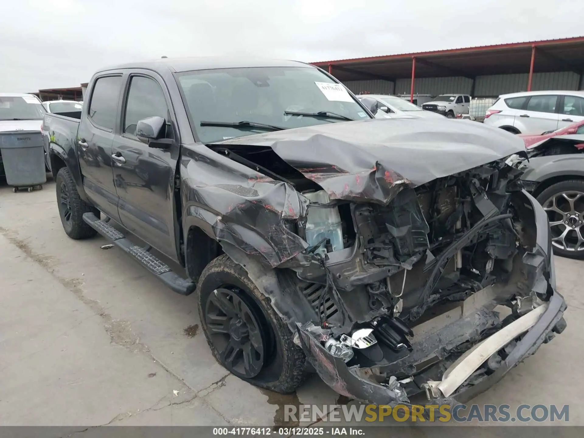 1 fotografías del automóvil dañado 5TFAX5GN9MX193549 TOYOTA TACOMA 2021