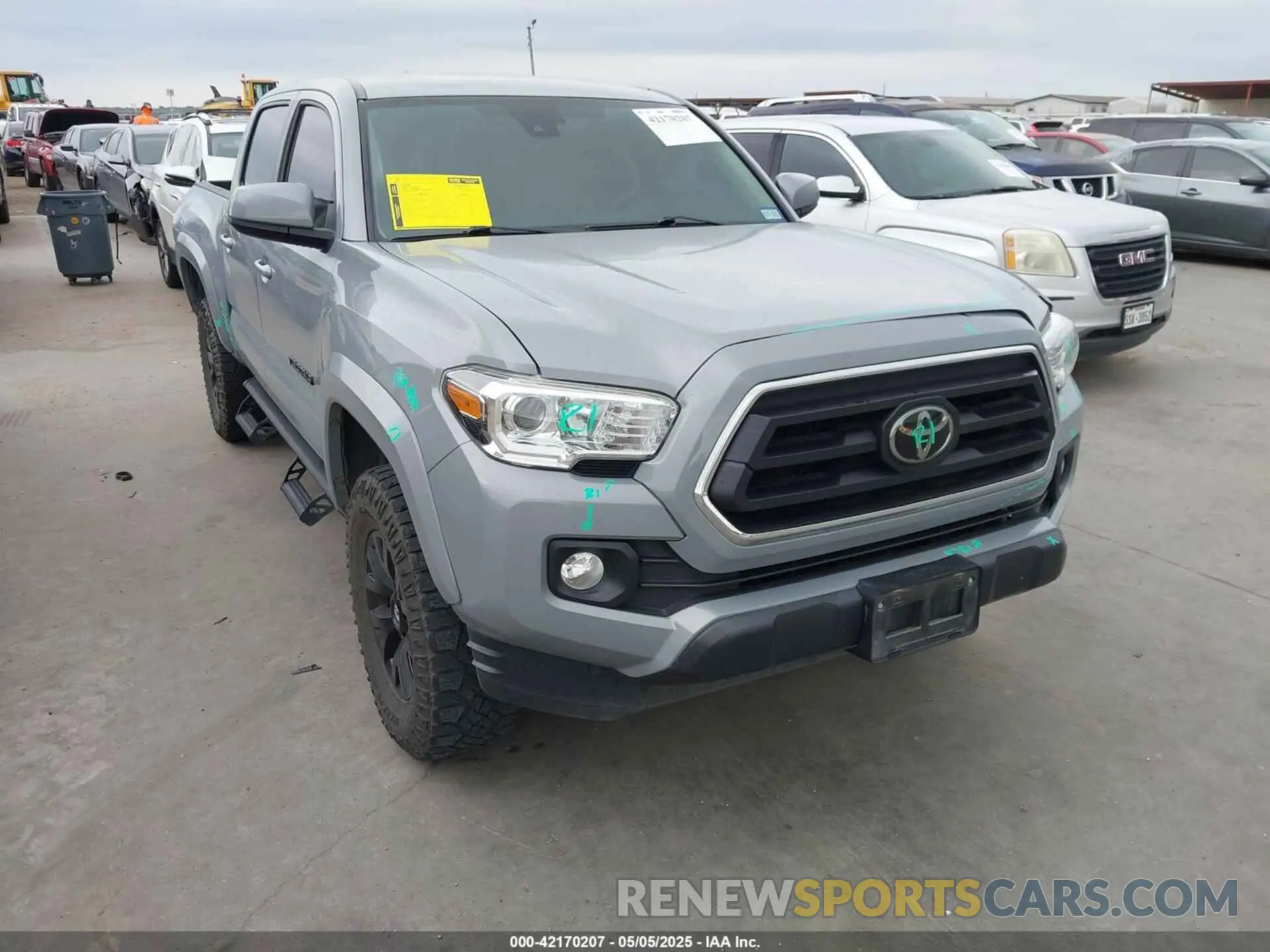 1 fotografías del automóvil dañado 5TFAX5GNXMX191938 TOYOTA TACOMA 2021