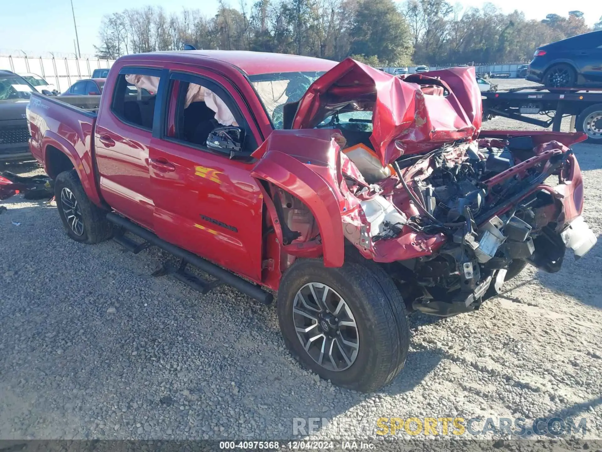 1 fotografías del automóvil dañado 5TFAZ5CN2MX114142 TOYOTA TACOMA 2021