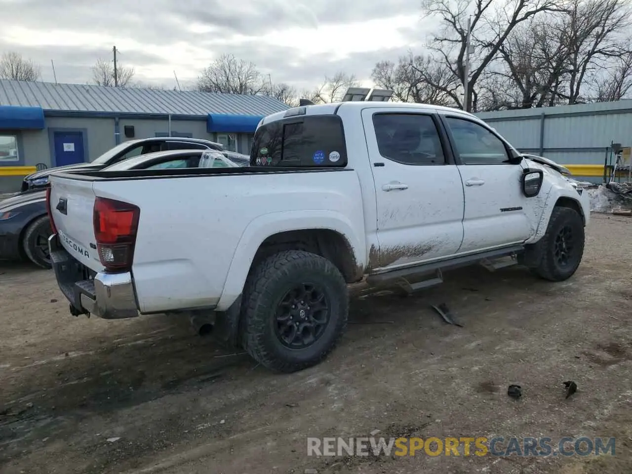 3 fotografías del automóvil dañado 5TFAZ5CN2MX118787 TOYOTA TACOMA 2021