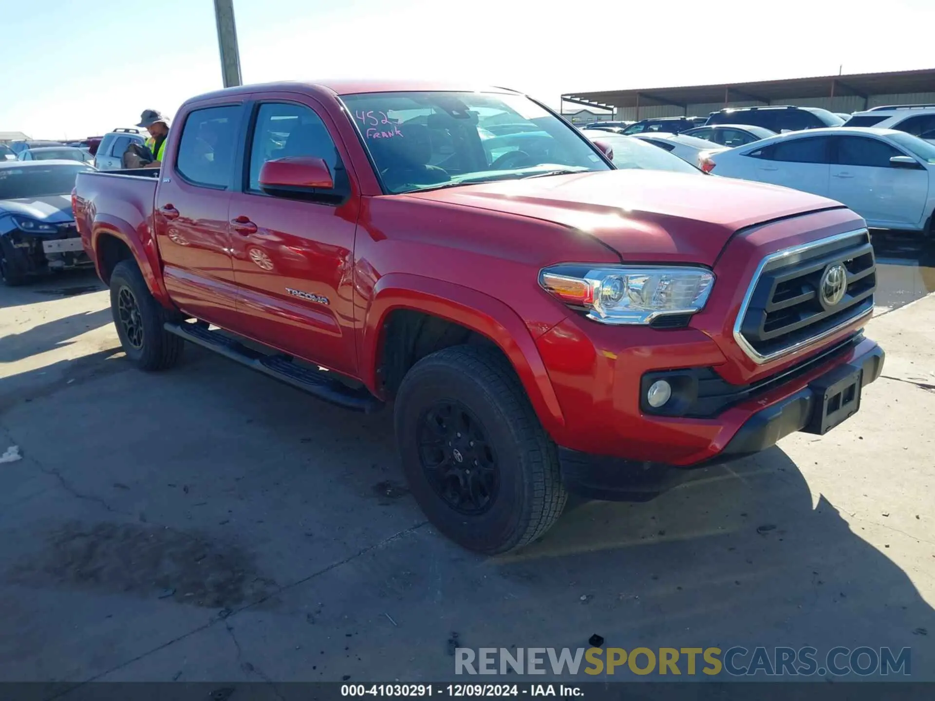 1 fotografías del automóvil dañado 5TFAZ5CN3MX111864 TOYOTA TACOMA 2021