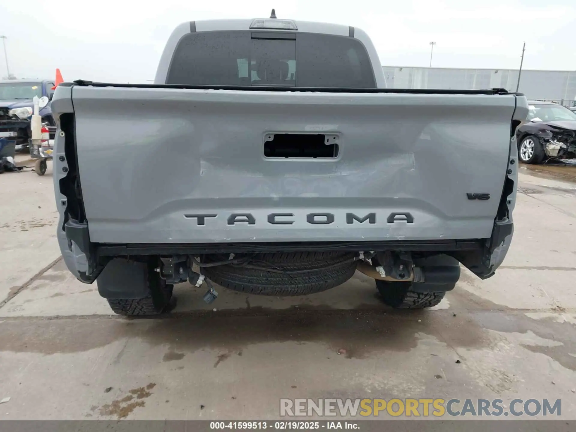 6 fotografías del automóvil dañado 5TFAZ5CN4MX107189 TOYOTA TACOMA 2021