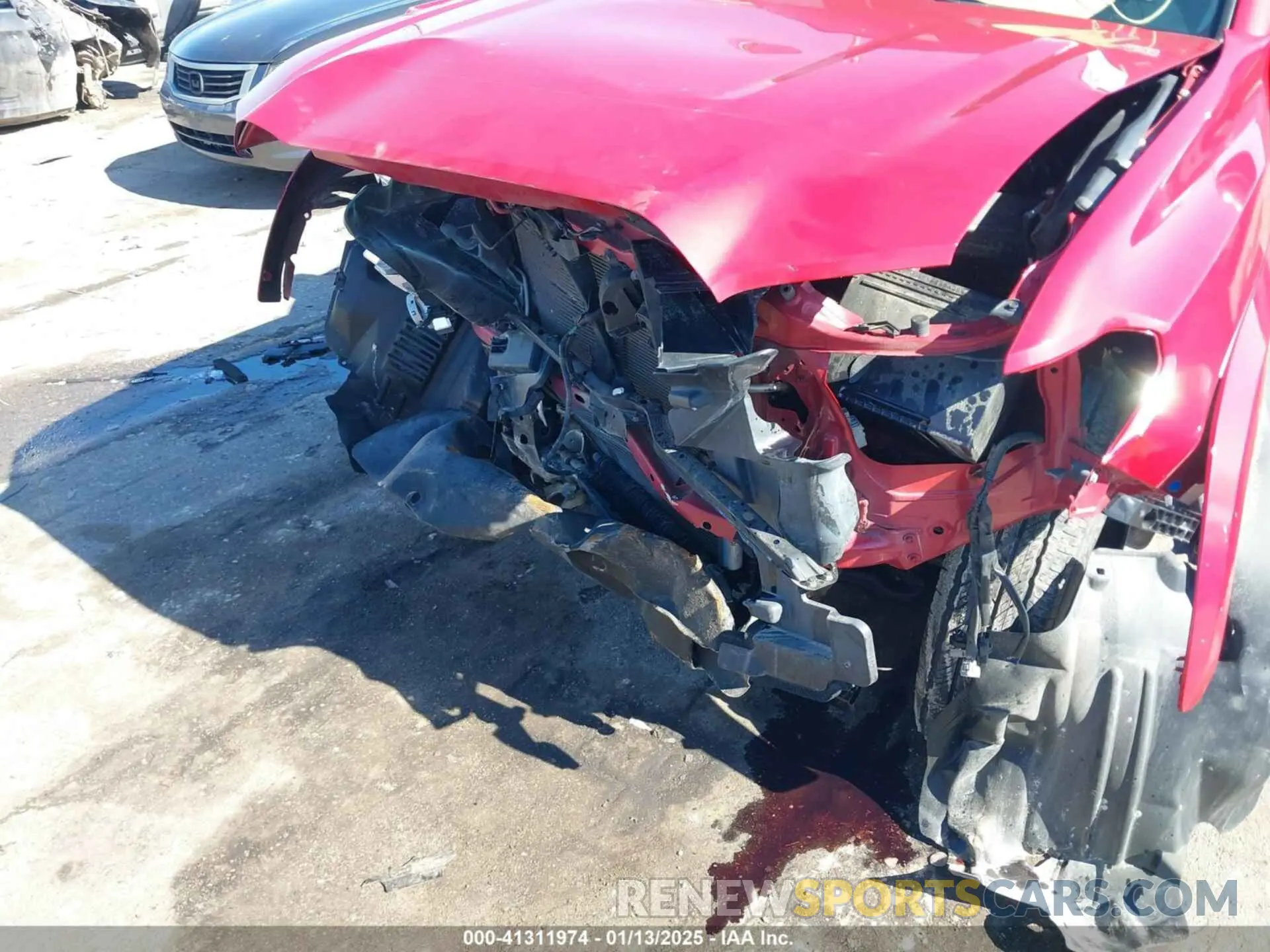 6 fotografías del automóvil dañado 5TFAZ5CN4MX114420 TOYOTA TACOMA 2021