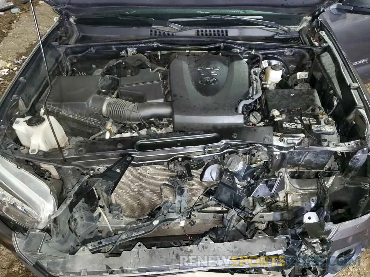 11 fotografías del automóvil dañado 5TFAZ5CN4MX116524 TOYOTA TACOMA 2021