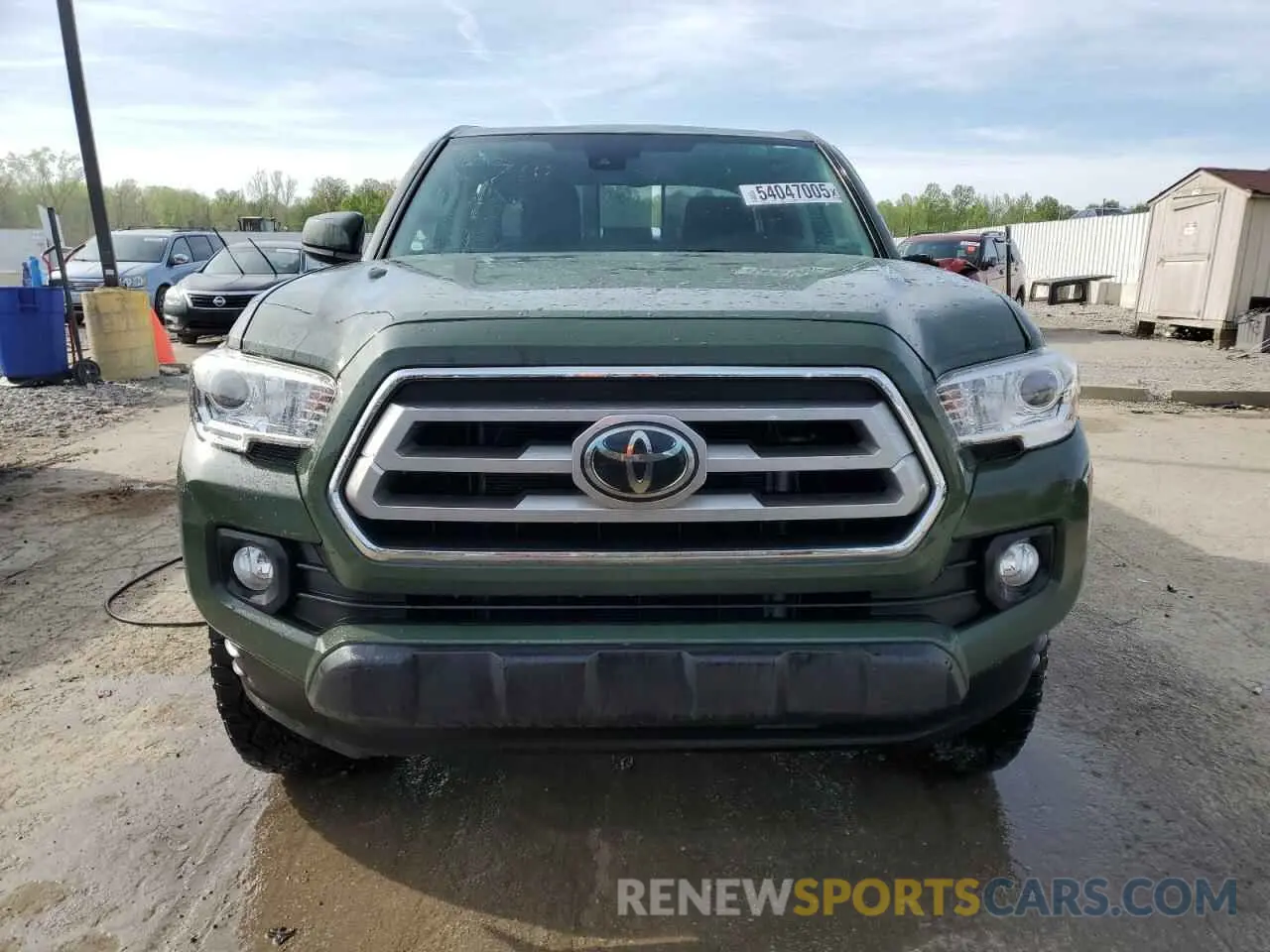 5 fotografías del automóvil dañado 5TFAZ5CN5MX102714 TOYOTA TACOMA 2021