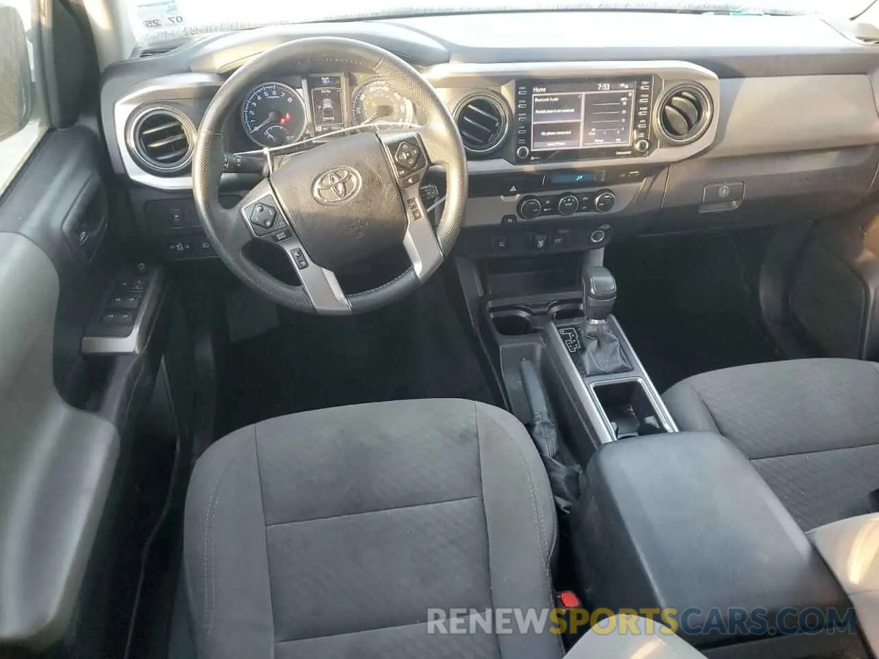 8 fotografías del automóvil dañado 5TFAZ5CN5MX104835 TOYOTA TACOMA 2021
