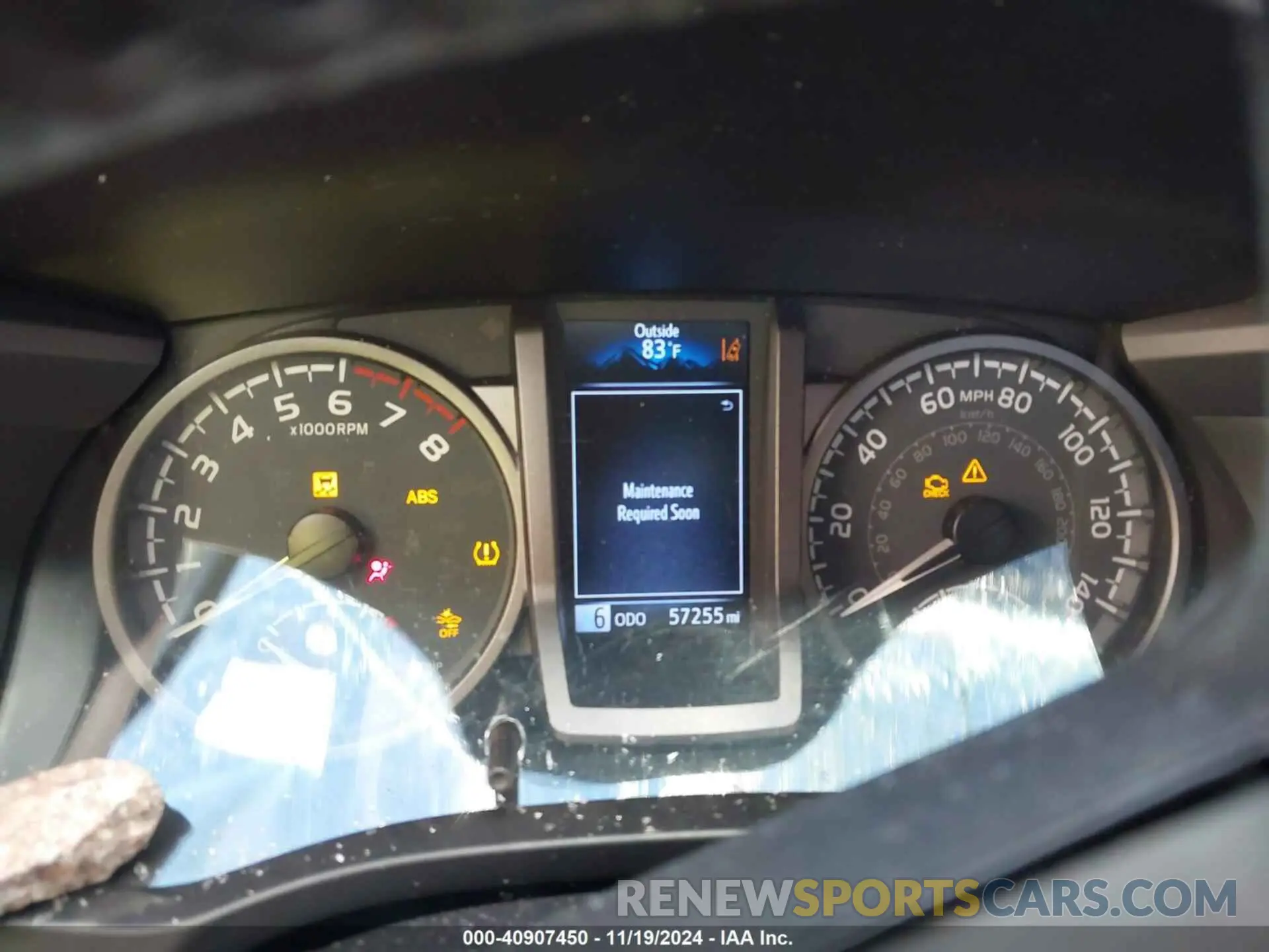 7 fotografías del automóvil dañado 5TFAZ5CN5MX117195 TOYOTA TACOMA 2021