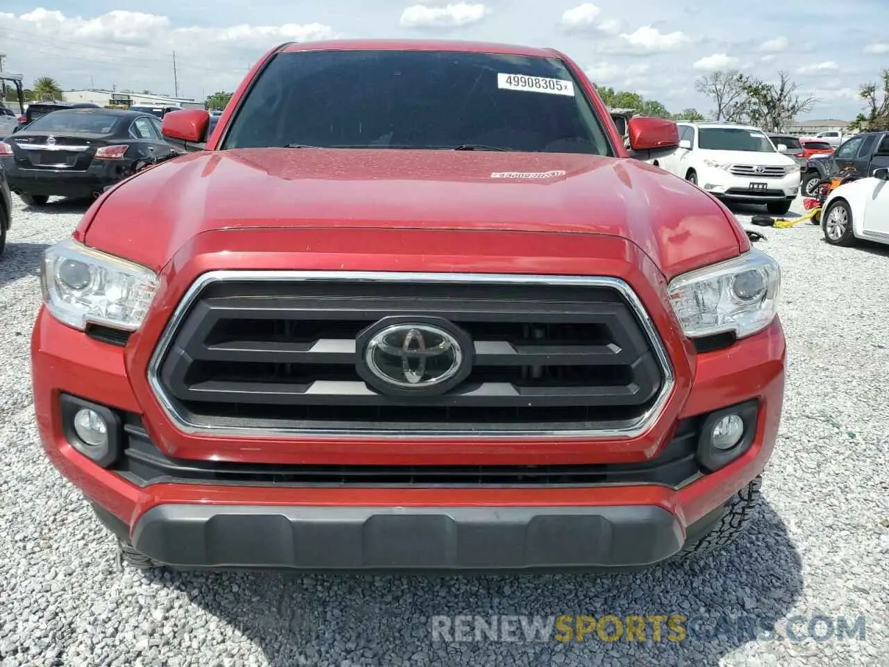 5 fotografías del automóvil dañado 5TFAZ5CN6MX097409 TOYOTA TACOMA 2021