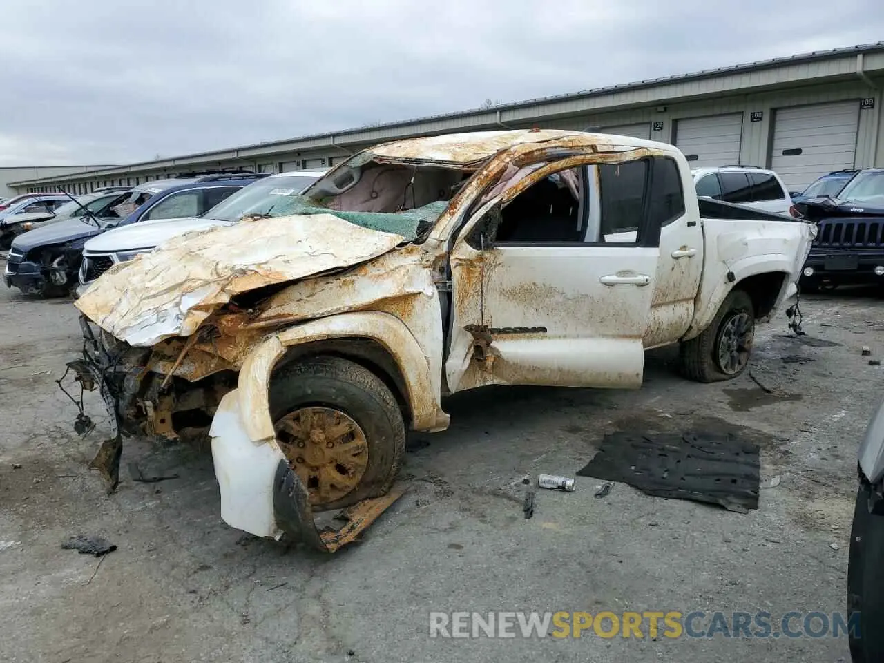 1 fotografías del automóvil dañado 5TFAZ5CN8MX096911 TOYOTA TACOMA 2021