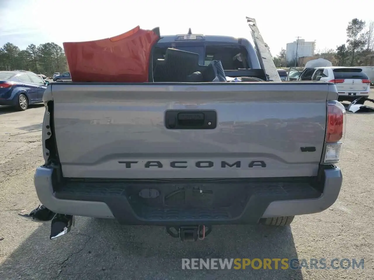 6 fotografías del automóvil dañado 5TFAZ5CN8MX111794 TOYOTA TACOMA 2021