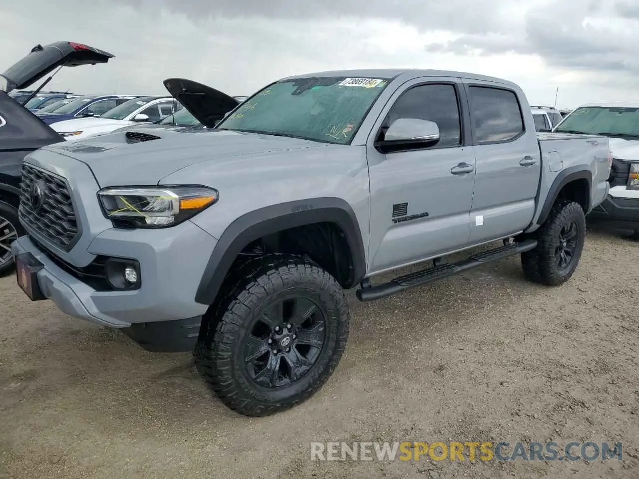 1 fotografías del automóvil dañado 5TFAZ5CNXMX108492 TOYOTA TACOMA 2021