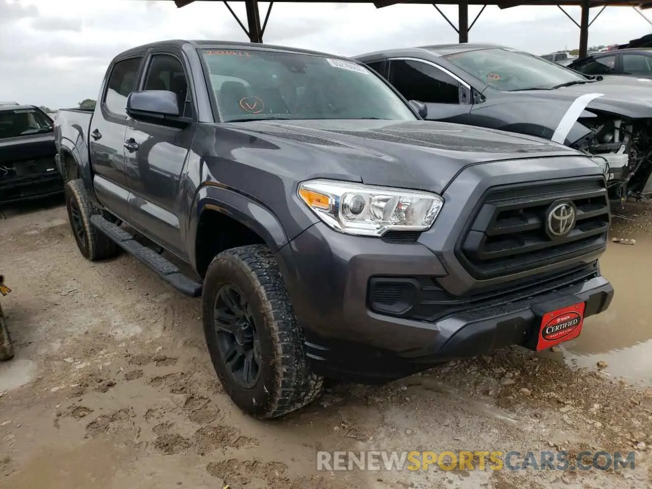 1 fotografías del automóvil dañado 5TFCZ5AN0MX254928 TOYOTA TACOMA 2021