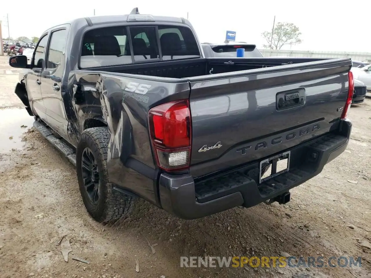 3 fotografías del automóvil dañado 5TFCZ5AN0MX254928 TOYOTA TACOMA 2021