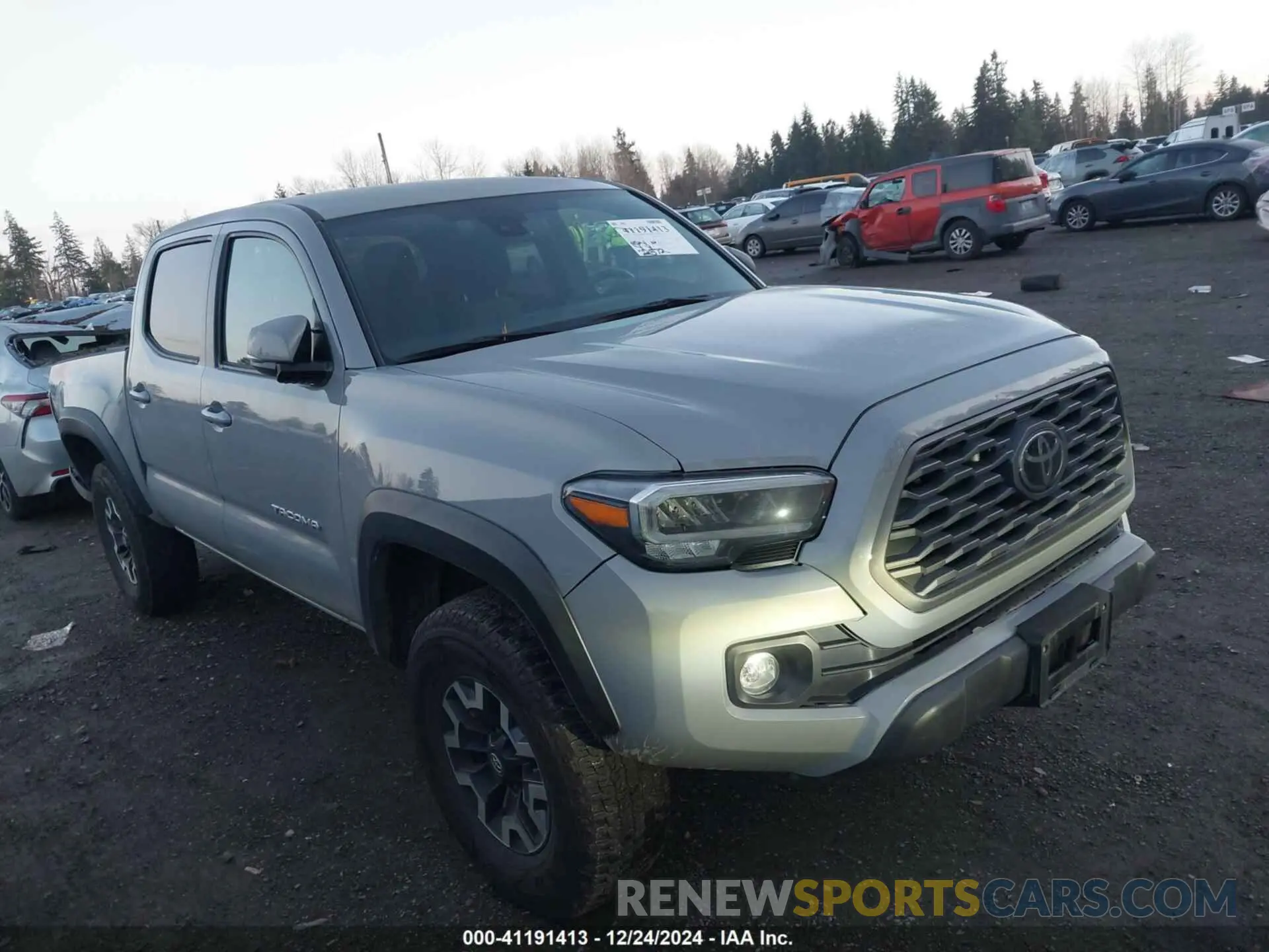 1 fotografías del automóvil dañado 5TFCZ5AN0MX263001 TOYOTA TACOMA 2021