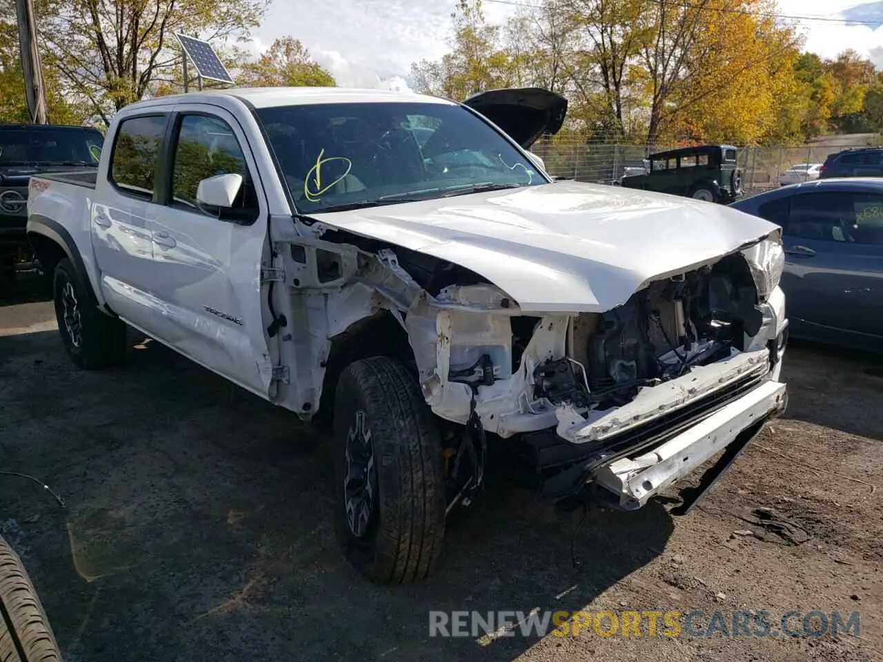 1 fotografías del automóvil dañado 5TFCZ5AN0MX274662 TOYOTA TACOMA 2021