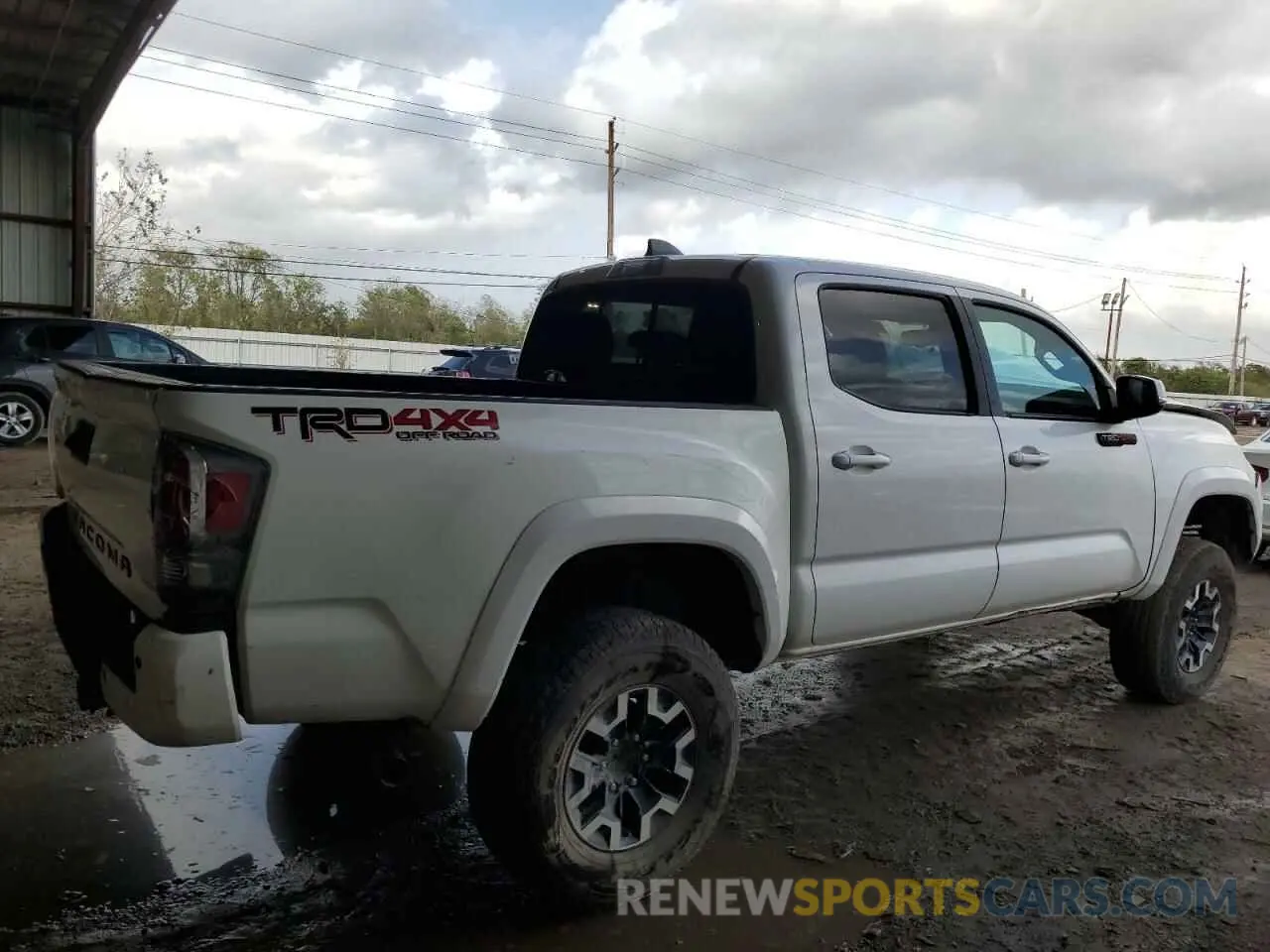 3 fotografías del automóvil dañado 5TFCZ5AN1MX265954 TOYOTA TACOMA 2021
