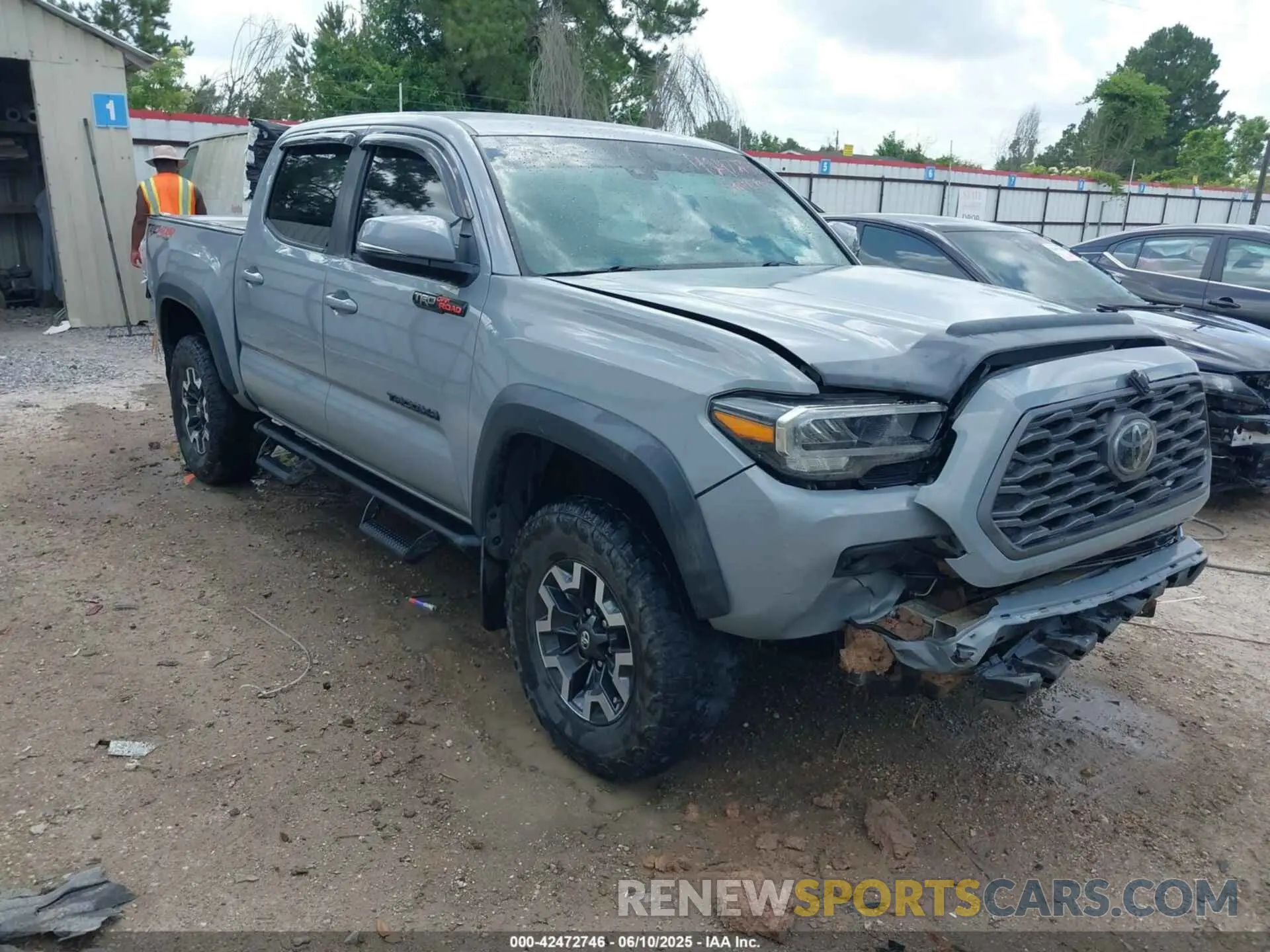 1 fotografías del automóvil dañado 5TFCZ5AN1MX274296 TOYOTA TACOMA 2021