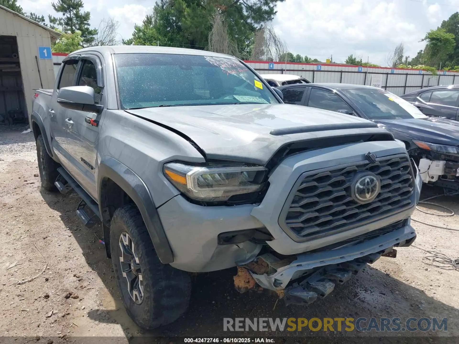6 fotografías del automóvil dañado 5TFCZ5AN1MX274296 TOYOTA TACOMA 2021