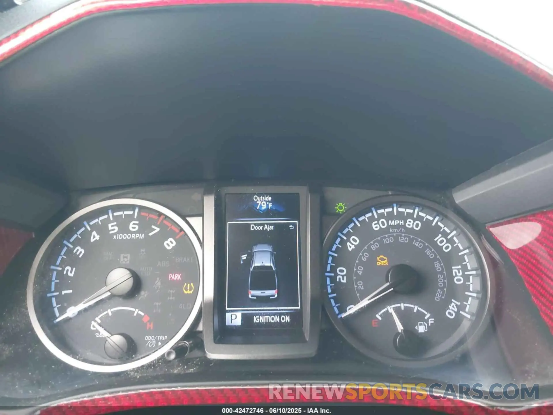 7 fotografías del automóvil dañado 5TFCZ5AN1MX274296 TOYOTA TACOMA 2021