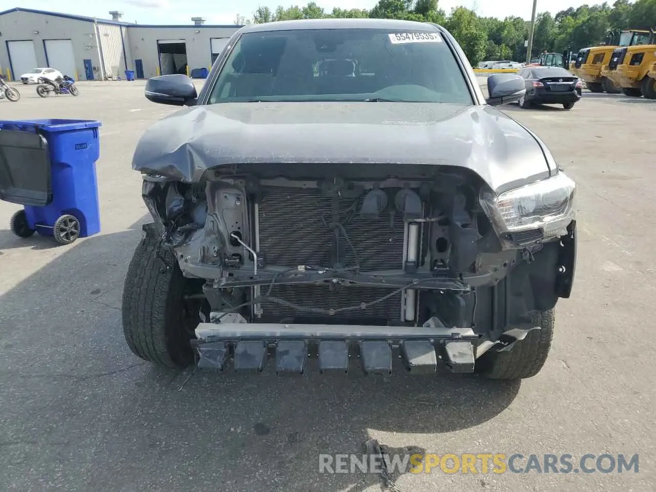 5 fotografías del automóvil dañado 5TFCZ5AN2MX255160 TOYOTA TACOMA 2021