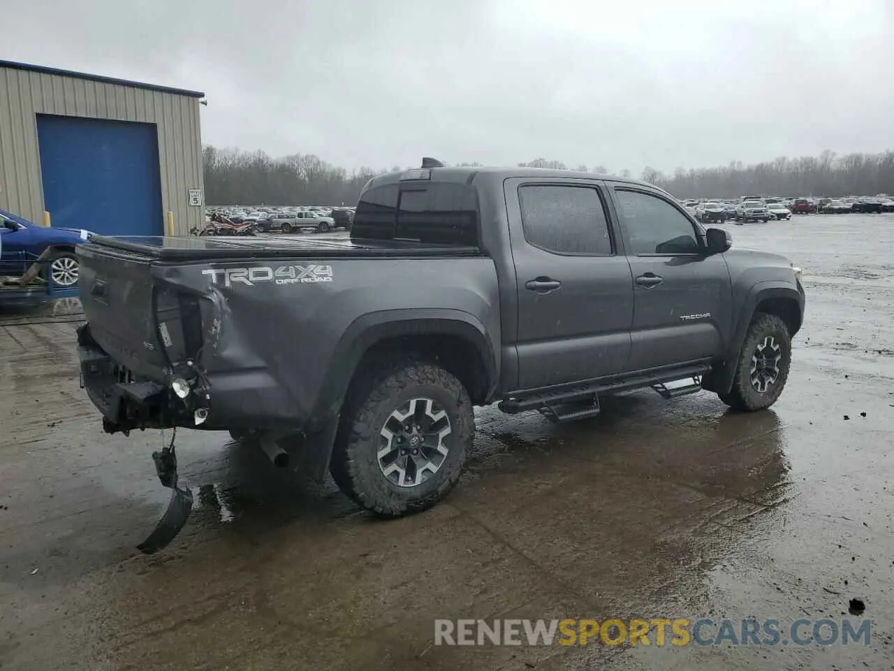 3 fotografías del automóvil dañado 5TFCZ5AN2MX256714 TOYOTA TACOMA 2021