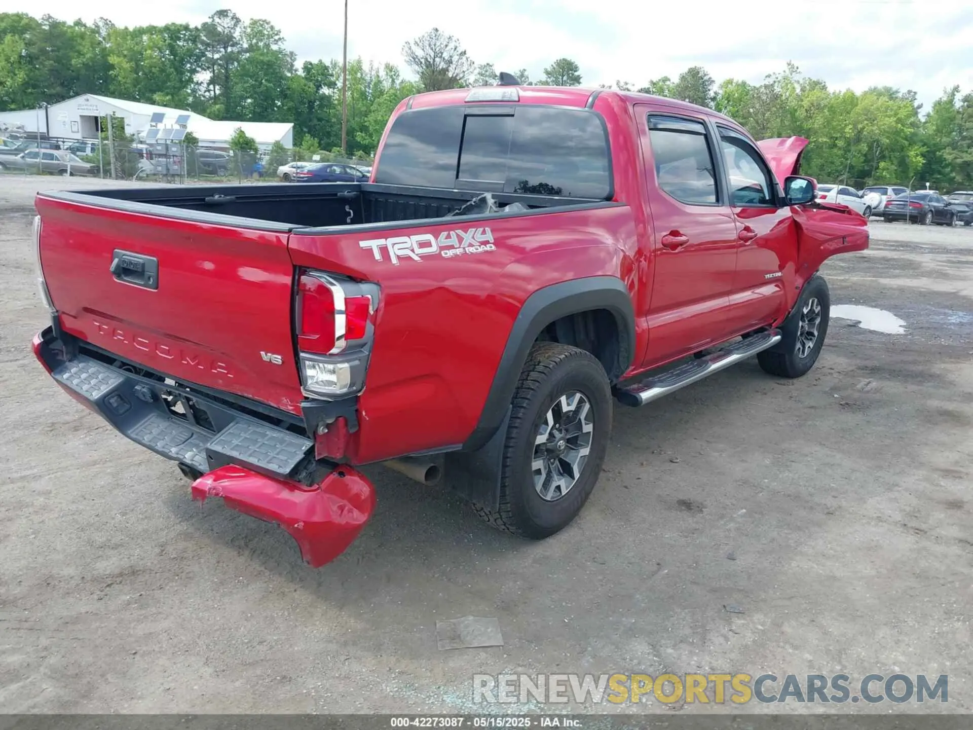 4 fotografías del automóvil dañado 5TFCZ5AN2MX263159 TOYOTA TACOMA 2021