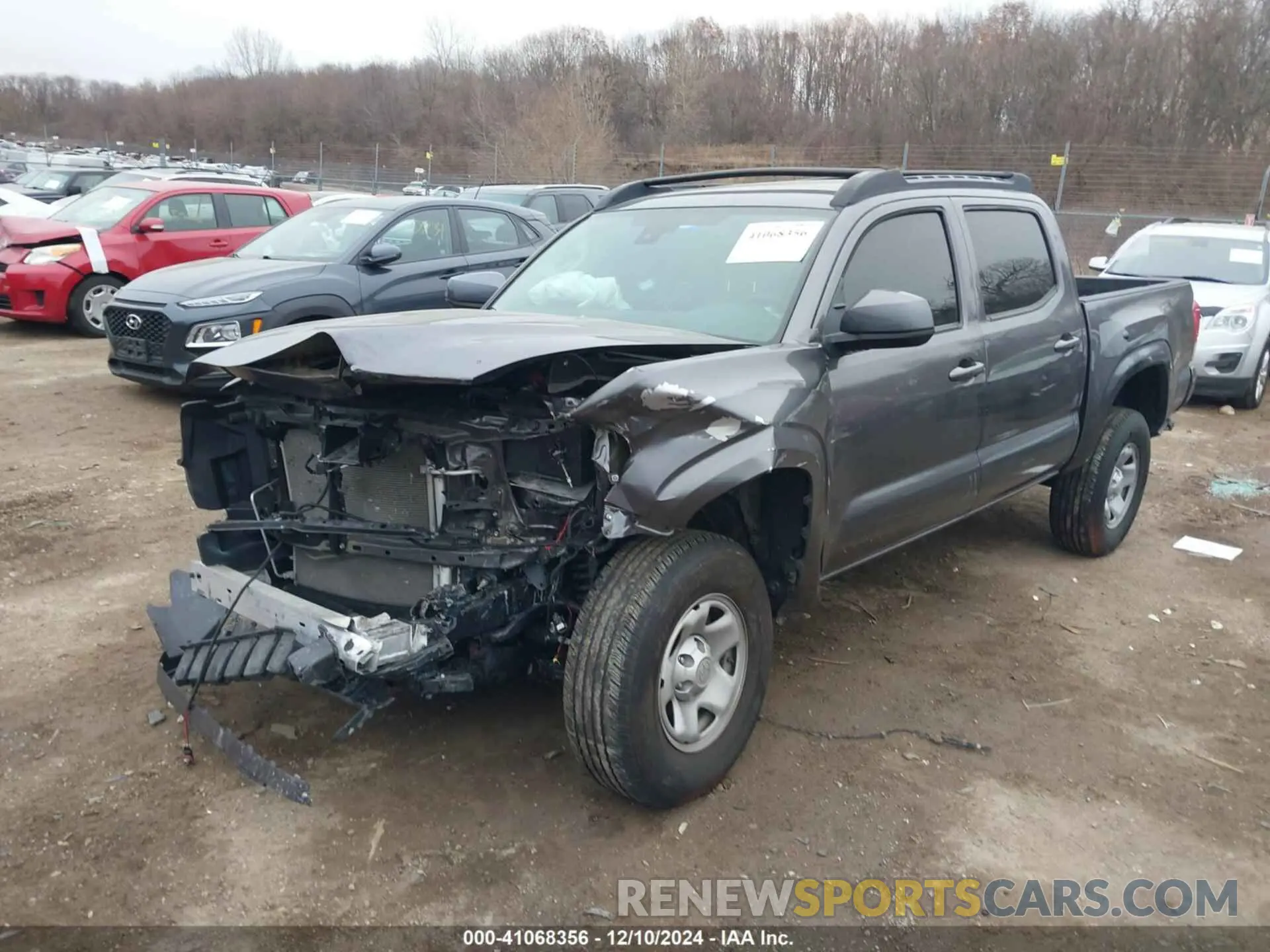 2 fotografías del automóvil dañado 5TFCZ5AN3MX269374 TOYOTA TACOMA 2021