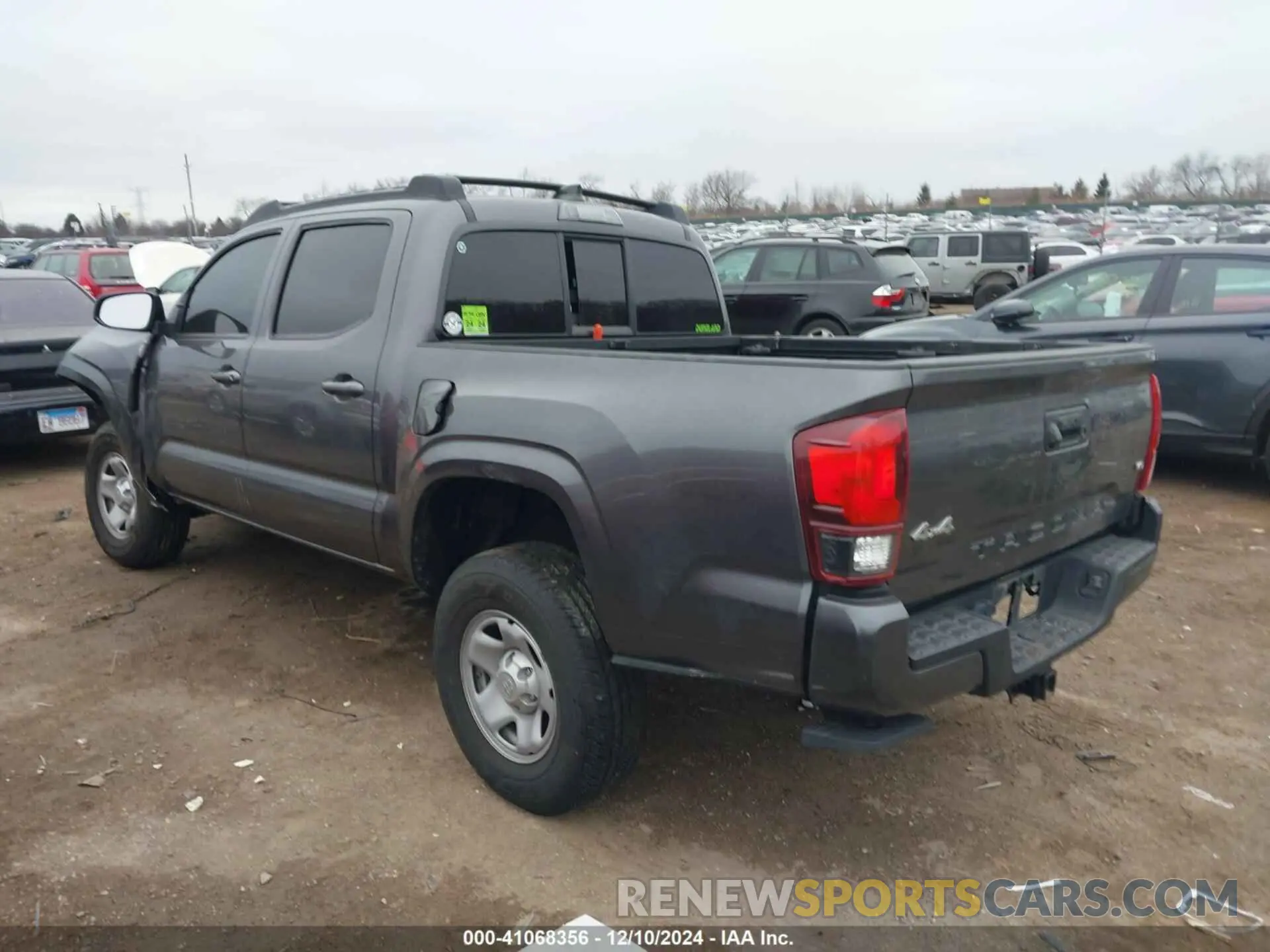 3 fotografías del automóvil dañado 5TFCZ5AN3MX269374 TOYOTA TACOMA 2021